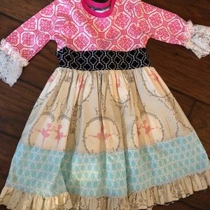 Custom made girls ballerina pattern dress size 5-7